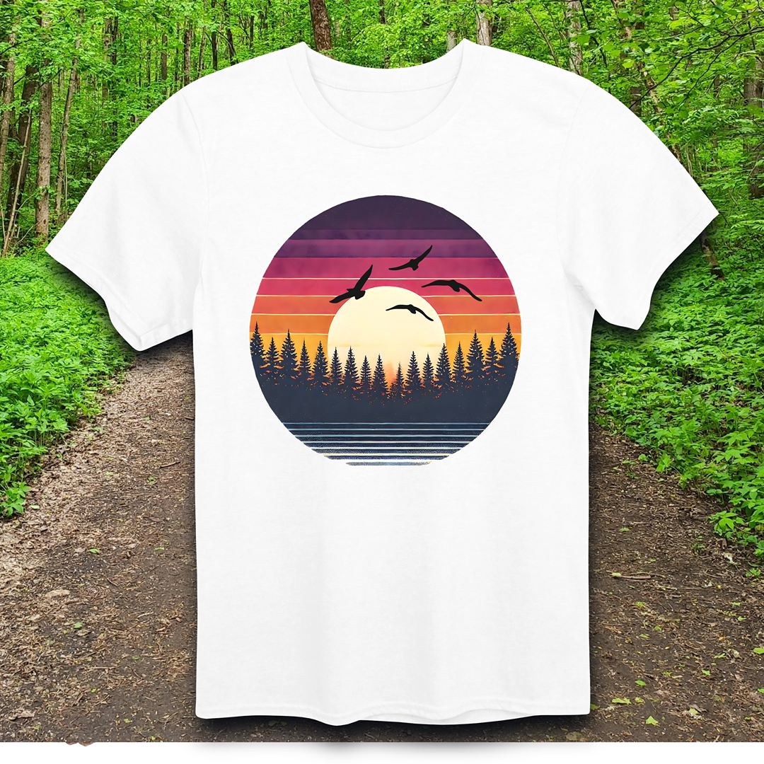 bird sunset T-Shirt