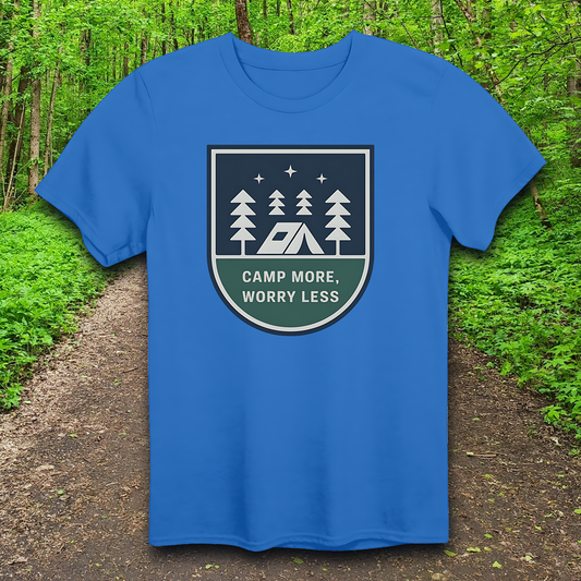 Camp More Worry Less T-Shirt
