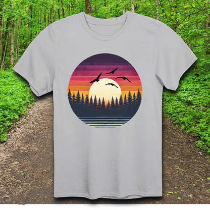 bird  sunset T-Shirt