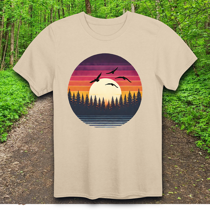 bird  sunset T-Shirt
