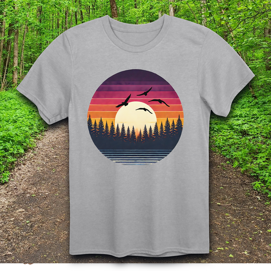 bird  sunset T-Shirt