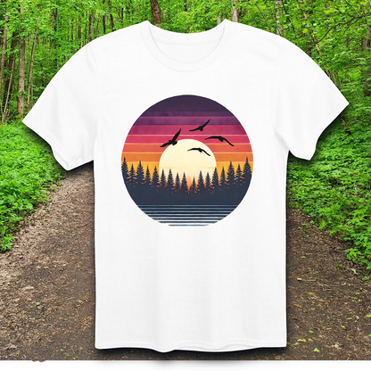bird  sunset T-Shirt