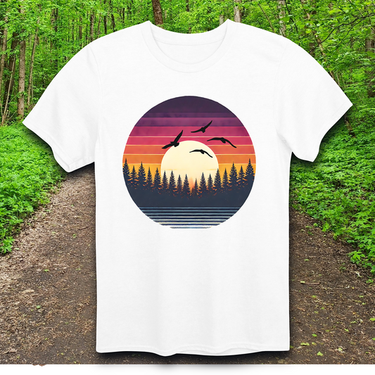 bird  sunset T-Shirt