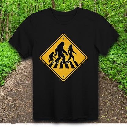squatch family crossing T-Shirt