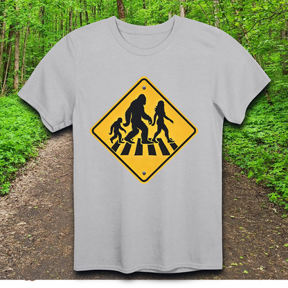 squatch family crossing T-Shirt