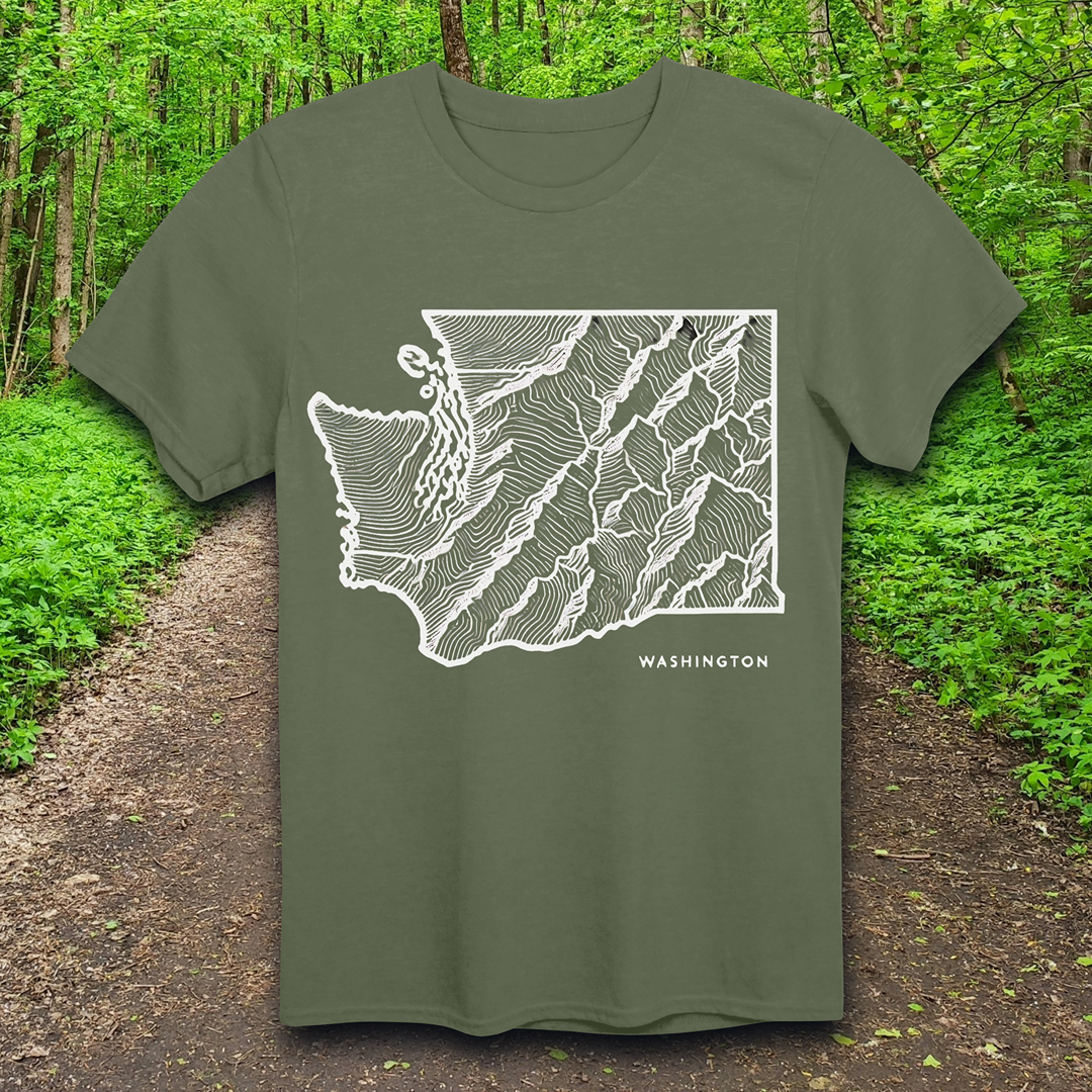 Washington Topo Inspiration T-Shirt