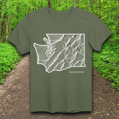 Washington Topo Inspiration T-Shirt