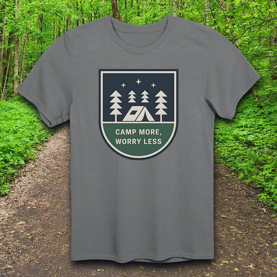 Camp More Worry Less T-Shirt