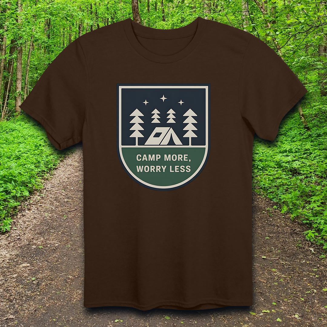 Camp More Worry Less T-Shirt