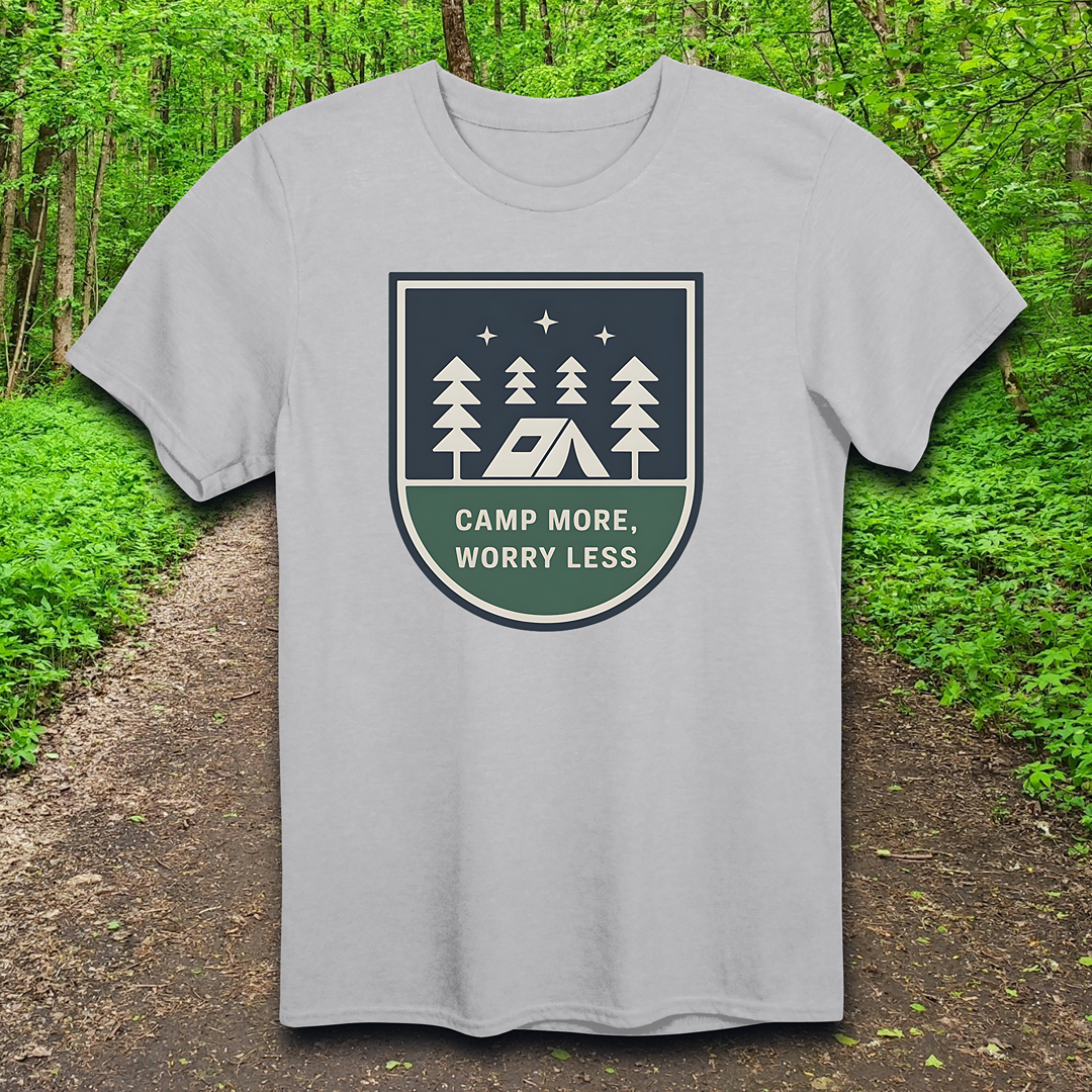 Camp More Worry Less T-Shirt