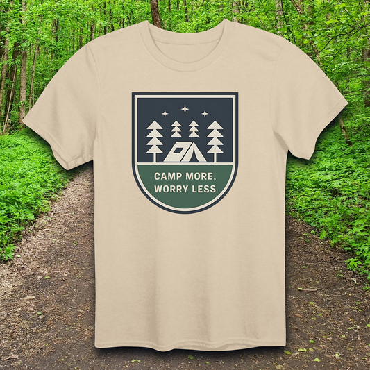Camp More Worry Less T-Shirt