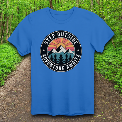 Step Outside Adventure  T-Shirt