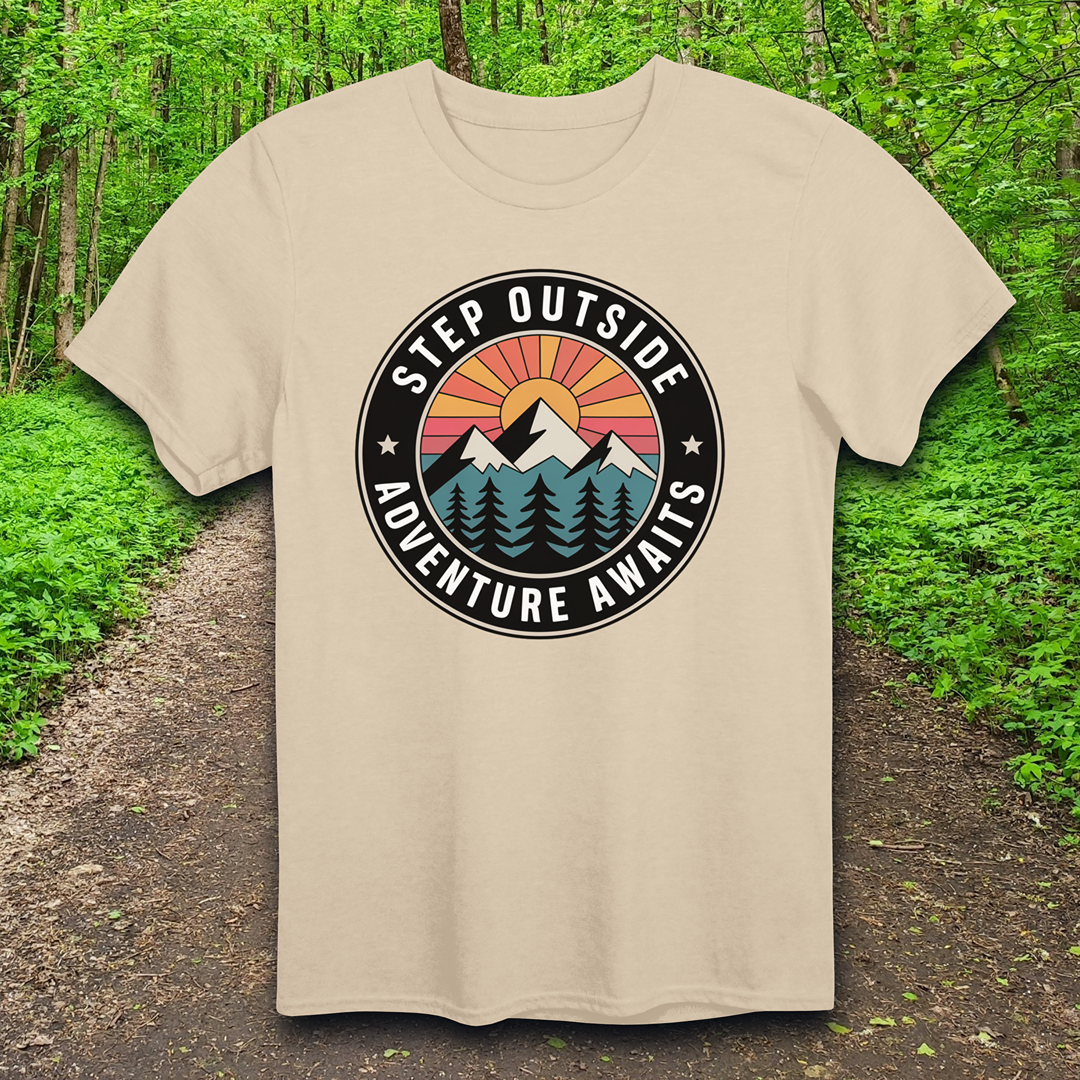 Step Outside Adventure  T-Shirt