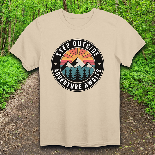 Step Outside Adventure  T-Shirt